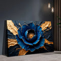 Sapphire Bloom Wall Art by Tailored Canvases