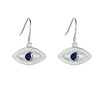 Sapphire Evil Eye Earrings
