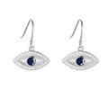 Sapphire Evil Eye Earrings by Fine Color Jewels