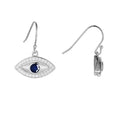 Sapphire Evil Eye Earrings by Fine Color Jewels