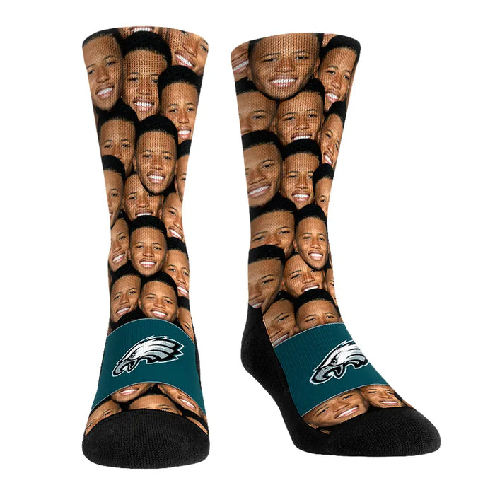 Saquon Barkley - Philadelphia Eagles - Face Repeat by Rock 'Em Socks