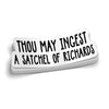 Satchel Of Richards Hard Hat Decal