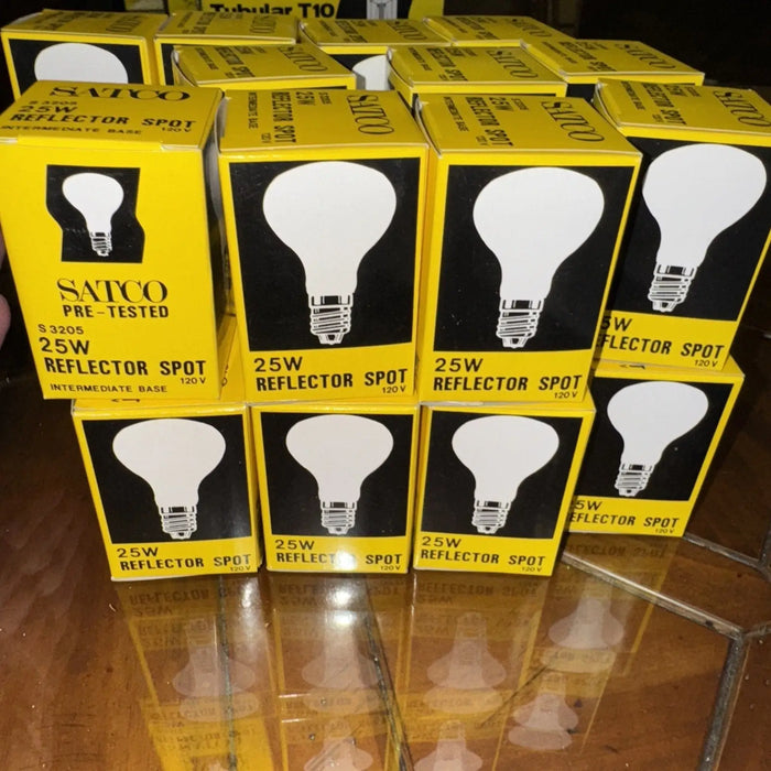 Satco S3205 Reflector Spot Bulb, 25W 120V (Lot of 23) by Price Is Right Miami