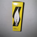 Satco S3279 Candelabra Base Bulbs 40W 120V Frosted Flame Tip by Price Is Right Miami