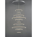 ET2 Saturn II Led 10Light Multi-Light Pendant Matte Silver Finish Matte White by Vanessa Jane