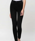 Sawyer High Rise Ankle Skinny - Washed Black by Boutique 23