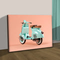 Scooter Motorcycle Rare Vespa Canvas Wall Art by Tailored Canvases