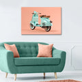 Scooter Motorcycle Rare Vespa Canvas Wall Art by Tailored Canvases
