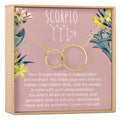 Scorpio Zodiac Gift Necklace by Dear Ava