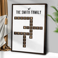Scrabble Family Name Sign by Tailored Canvases