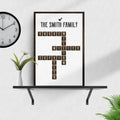 Scrabble Family Name Sign by Tailored Canvases