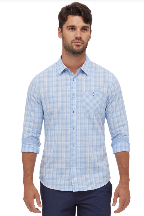 Mathis LS Textured Slub Shirt by Boutique 23