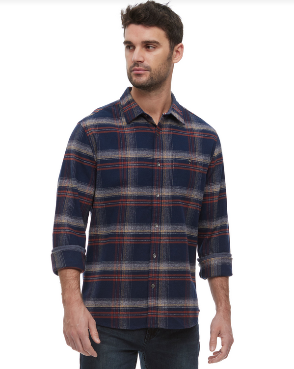 Fischer LS Single Pocket Flannel Shirt by Boutique 23