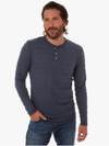 Harper Long Sleeve Henley - Navy