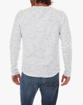 Beckett Long Sleeve Henley - White by Boutique 23