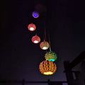 Sea Urchin Solar Light Wind Chime - LED Color Changing Decorative Hanging Lights by DailySale