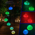Sea Urchin Solar Light Wind Chime - LED Color Changing Decorative Hanging Lights by DailySale