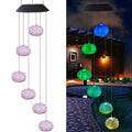 Sea Urchin Solar Light Wind Chime - LED Color Changing Decorative Hanging Lights by DailySale