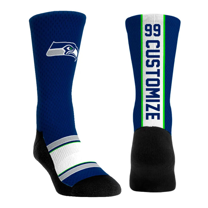 Seattle Seahawks - Custom Jersey by Rock 'Em Socks