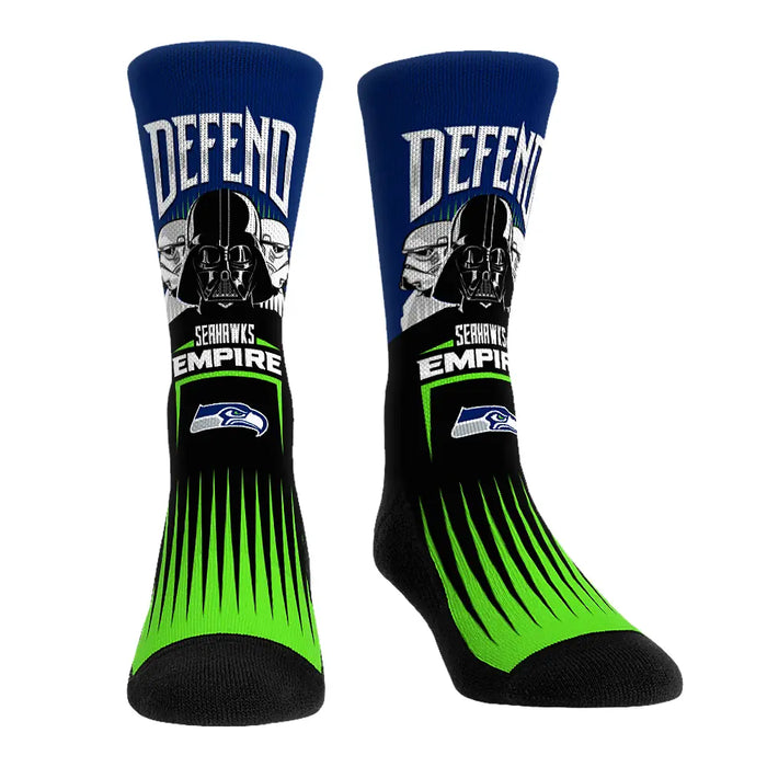 Seattle Seahawks - Star Wars - Defend The Empire by Rock 'Em Socks