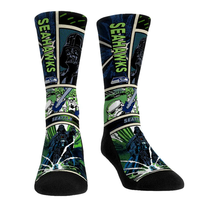 Seattle Seahawks - Star Wars - Empire Comic Strip by Rock 'Em Socks