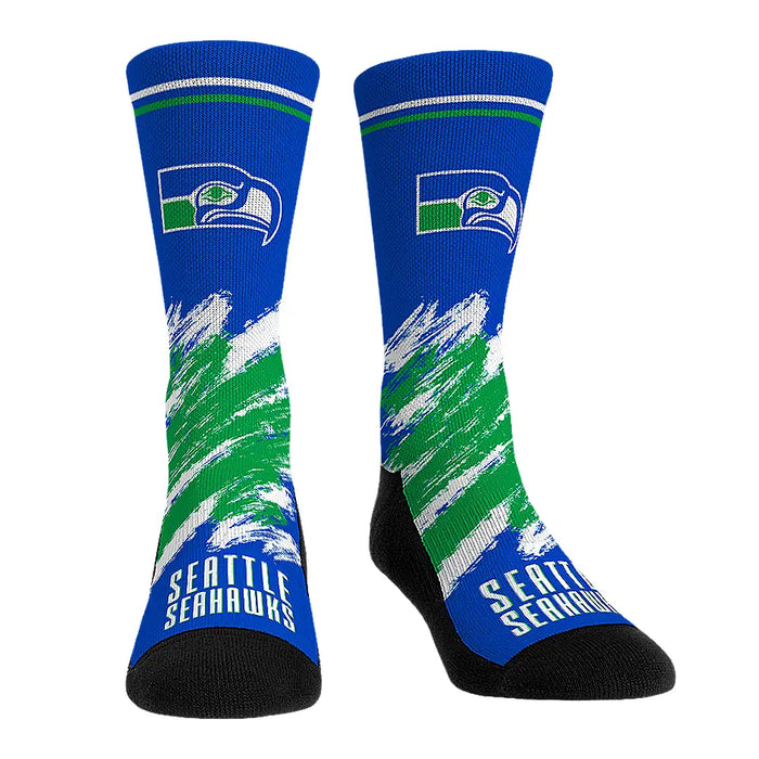 Seattle Seahawks - Throwback Paint by Rock 'Em Socks