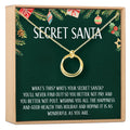 Secret Santa Gift Linked Circles Necklace by Dear Ava
