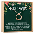 Secret Santa Gift Linked Circles Necklace by Dear Ava