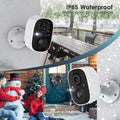 Security Camera Wireless Outdoor, 2-Way Talk Battery Powered Wi-Fi Camera (Refurbished) by DailySale