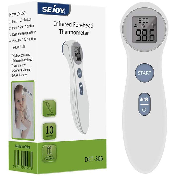 Sejoy Non-Contact Medical Infrared Forehead Thermometer for Children and Adults by DailySale