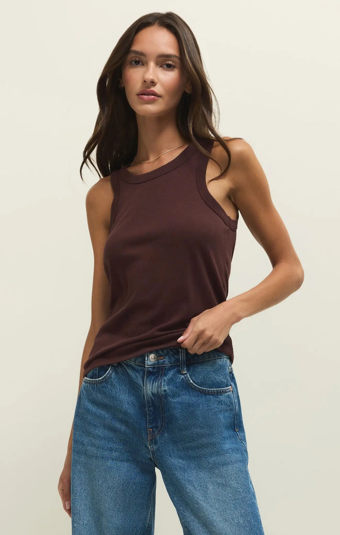 Select Tank | Chocolate Cherry by Boutique 23