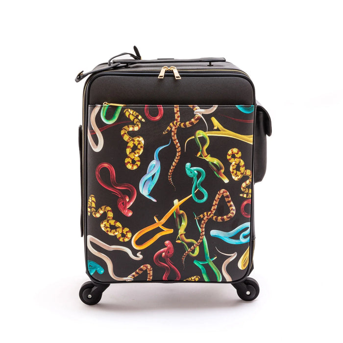 Seletti Toiletpaper Travel Trolley Snakes Suitcase by Price Is Right Miami