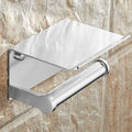 Self-adhesive Toilet Paper Holder With Shelf by DailySale