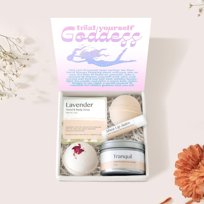 Self Care Compass Necklace Gift Box Set by Dear Ava