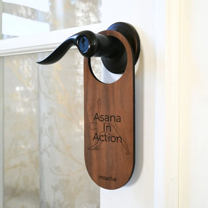 Self Care Sign | Yoga Door Hanger by Mache