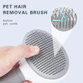 Self Cleaning Slicker Brush Suitable for Pets with Long or Short Hair by DailySale