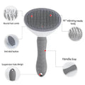 Self Cleaning Slicker Brush Suitable for Pets with Long or Short Hair by DailySale
