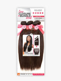 Sensationnel Bare & Natural Body Wave 3 Bundles + 4x4 Closure Natural 14/16/18"