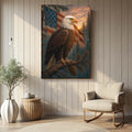 Sentinel of the Pines Eagle Wall Art by Tailored Canvases