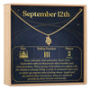 September 12th Virgo Necklace