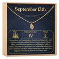 September 13th Virgo Necklace by Dear Ava