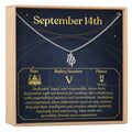 September 14th Virgo Necklace by Dear Ava