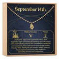 September 14th Virgo Necklace by Dear Ava