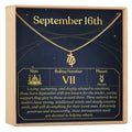 September 16th Virgo Necklace by Dear Ava