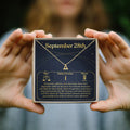 September 28th Libra Necklace by Dear Ava