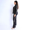 Sequin Button Down Shirt and Pant Set by DailySale