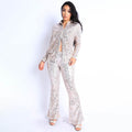 Sequin Button Down Shirt and Pant Set by DailySale