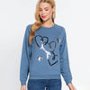 Sequins French Terry Pullover Top