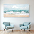Serene Ocean Wave Coastal Wall Art by Tailored Canvases