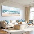 Serene Ocean Wave Coastal Wall Art by Tailored Canvases
